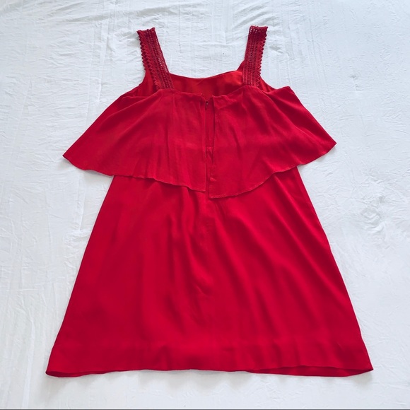 MAEVE ANTHROPOLOGIE Tisana Red Sleeveless Dress - Picture 3 of 3